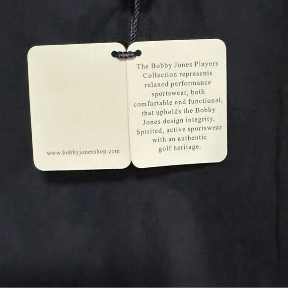 NWT BOBBY JONES Players Short Sleeve 1/4 Zip Black Fallen Oak Golf Jacket Sz XL - Picture 6 of 7